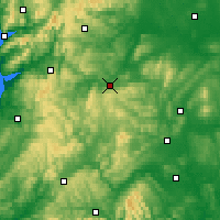 Nearby Forecast Locations - Newtown - Mapa
