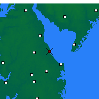 Nearby Forecast Locations - Milford - Mapa