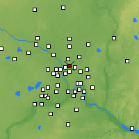 Nearby Forecast Locations - Mounds View - Mapa