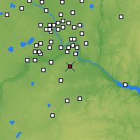 Nearby Forecast Locations - Rosemount - Mapa