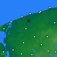 Nearby Forecast Locations - Trzebiatów - Mapa