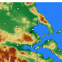 Nearby Forecast Locations - Almyrós - Mapa