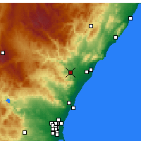 Nearby Forecast Locations - Onda - Mapa