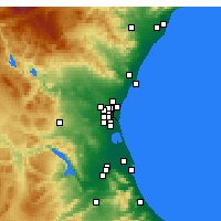 Nearby Forecast Locations - Mislata - Mapa
