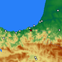 Nearby Forecast Locations - Irún - Mapa