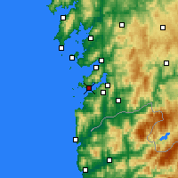 Nearby Forecast Locations - Cangas de Morrazo - Mapa