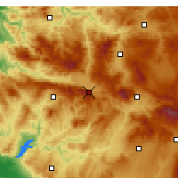 Nearby Forecast Locations - Simav - Mapa