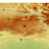 Nearby Forecast Locations - Midyat - Mapa