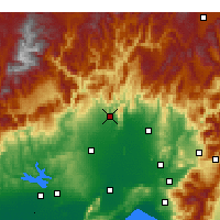 Nearby Forecast Locations - Kozan - Mapa