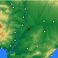 Nearby Forecast Locations - Uzunköprü - Mapa