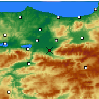 Nearby Forecast Locations - Akyazı - Mapa