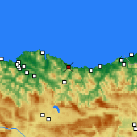 Nearby Forecast Locations - Ondárroa - Mapa