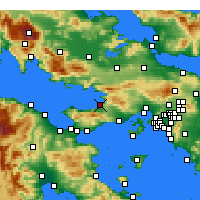 Nearby Forecast Locations - Kato Alepochori - Mapa