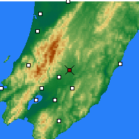 Nearby Forecast Locations - Masterton - Mapa