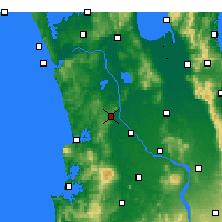 Nearby Forecast Locations - Ngāruawāhia - Mapa