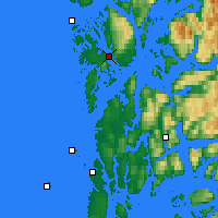 Nearby Forecast Locations - Leirvik - Mapa