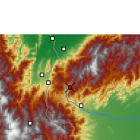 Nearby Forecast Locations - San Cristóbal - Mapa