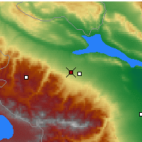 Nearby Forecast Locations - Gəncə - Mapa