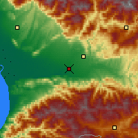 Nearby Forecast Locations - Kutaisi - Mapa