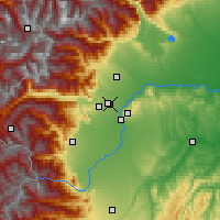 Nearby Forecast Locations - Turín - Mapa
