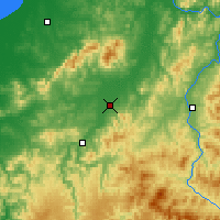 Nearby Forecast Locations - Arséniev - Mapa
