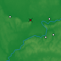 Nearby Forecast Locations - Gorojovets - Mapa