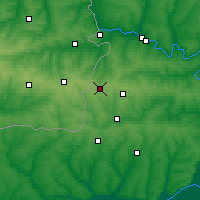 Nearby Forecast Locations - Gúkovo - Mapa