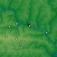 Nearby Forecast Locations - Kámensk-Shájtinski - Mapa