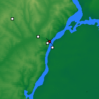 Nearby Forecast Locations - Kamishin - Mapa
