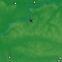 Nearby Forecast Locations - Pávlovo - Mapa