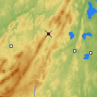 Nearby Forecast Locations - Zlatoúst - Mapa