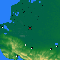 Nearby Forecast Locations - Slaviansk-na-Kubani - Mapa