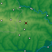 Nearby Forecast Locations - Zvérevo - Mapa