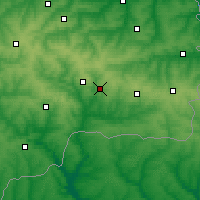 Nearby Forecast Locations - Antratsyt - Mapa