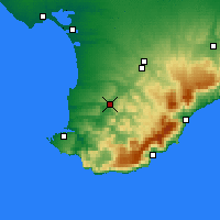 Nearby Forecast Locations - Bajchisarái - Mapa