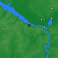 Nearby Forecast Locations - Kamianské - Mapa