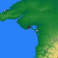 Nearby Forecast Locations - Eupatoria - Mapa