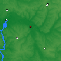 Nearby Forecast Locations - Pavlogrado - Mapa