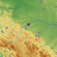 Nearby Forecast Locations - Sámbir - Mapa