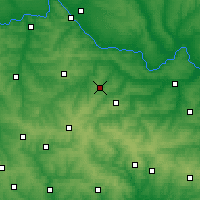 Nearby Forecast Locations - Stajánov - Mapa
