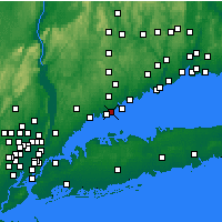 Nearby Forecast Locations - Darien - Mapa