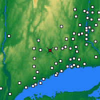 Nearby Forecast Locations - Southbury - Mapa