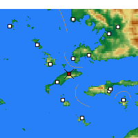 Nearby Forecast Locations - Dikaios - Mapa