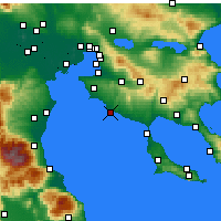 Nearby Forecast Locations - Kallikrateia - Mapa