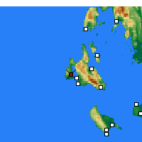 Nearby Forecast Locations - Lixouri - Mapa