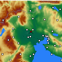 Nearby Forecast Locations - Pella - Mapa