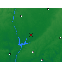 Nearby Forecast Locations - Bainbridge - Mapa