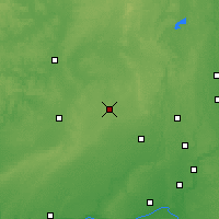 Nearby Forecast Locations - DeKalb - Mapa