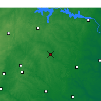 Nearby Forecast Locations - Louisburg - Mapa