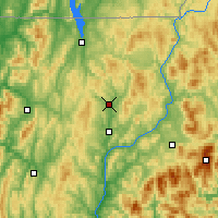Nearby Forecast Locations - Lyndonville - Mapa
